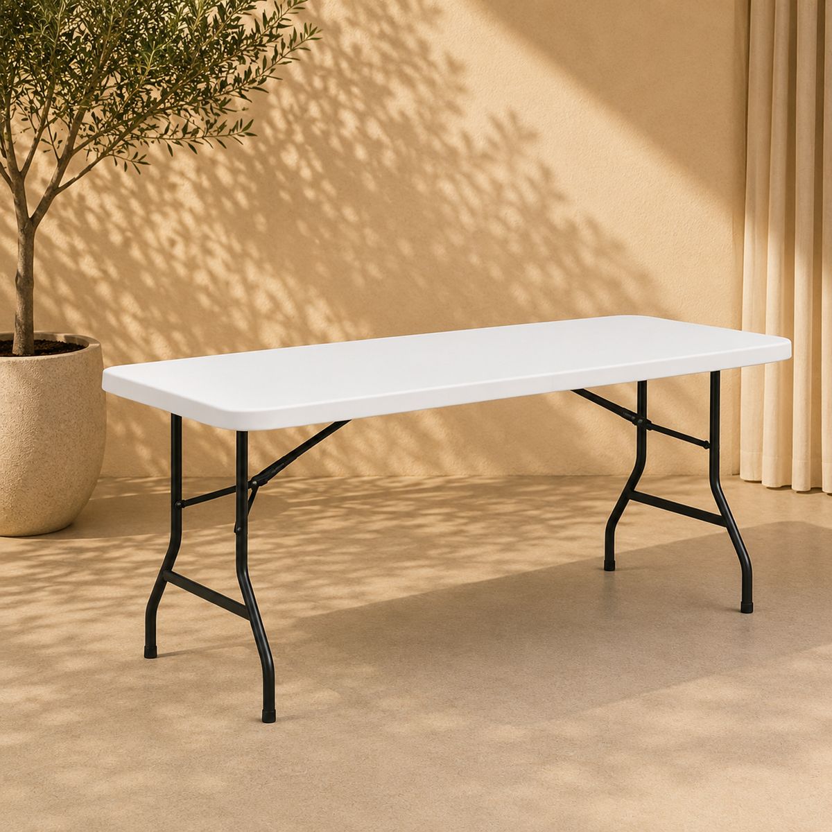 Klaptafel Buffet 183x70 cm (6 pers.) Klaptafel Buffet 183x70 cm (6 pers.)