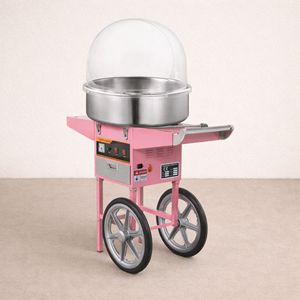 Suikerspinmachine met kar