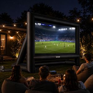Opblaasbaar projectiescherm 170 inch